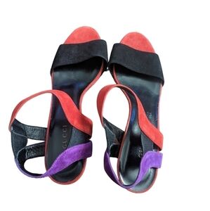HP. Gucci Colour Blocked Sandals